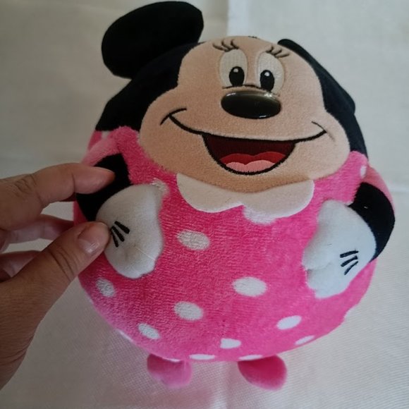 2013 TY Disney Minnie Mouse Plush Ballz Stuffed Animal 9" - Picture 3 of 8
